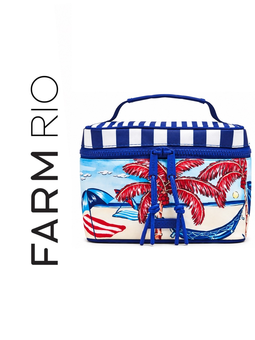 FARM Rio Zip-Top Floral Makeup Bag